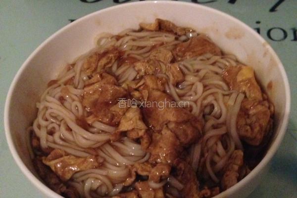 鸡蛋打卤面