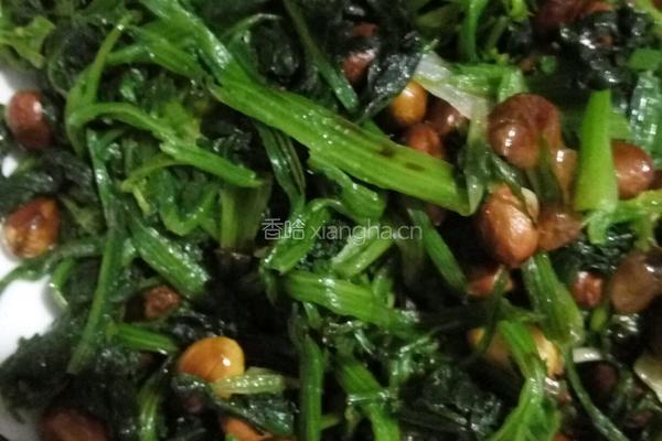 果仁菠菜的做法图解4
