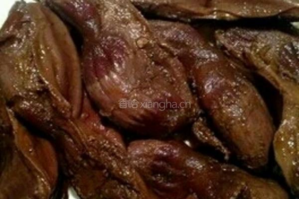 香辣鸭胗的做法图解1
