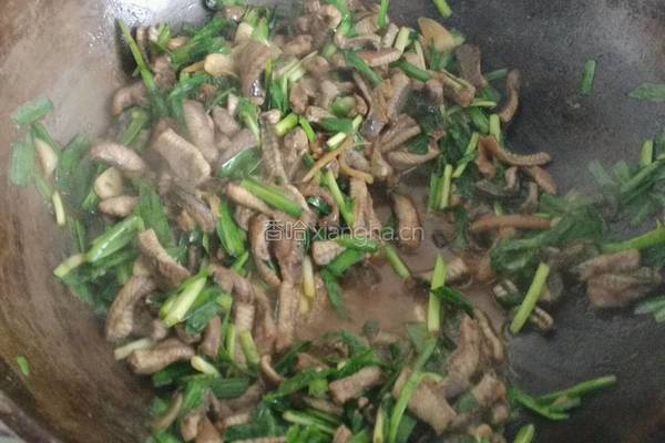 韭菜爆黄鳝的做法图解7