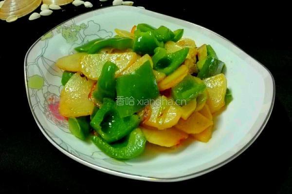 大辣椒炒土豆片的做法图解11