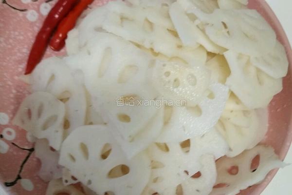 肉炒藕片的做法图解4