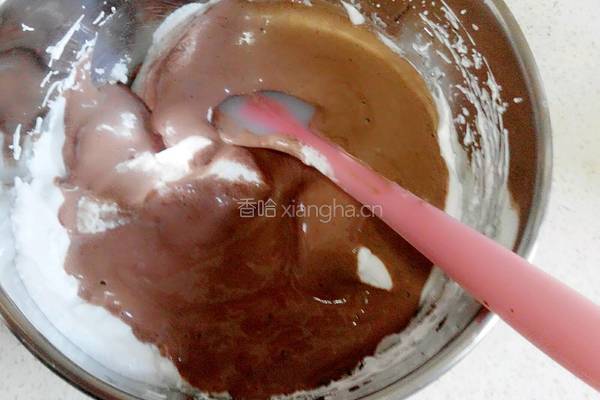 八寸可可戚风蛋糕的做法图解16