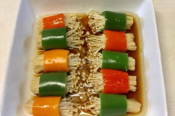 清蒸金針菇的做法图解7