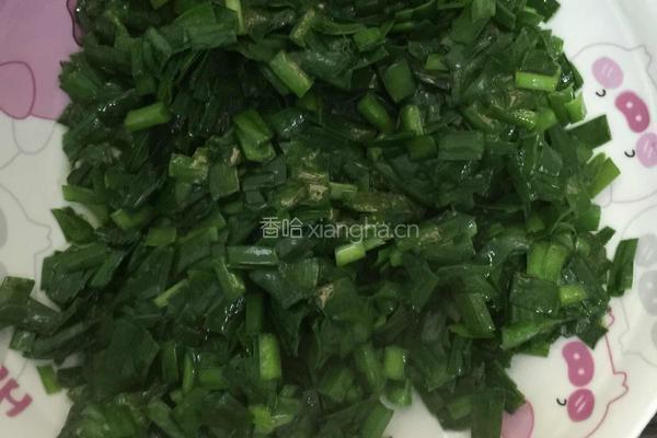 韭菜煎蛋的做法图解4