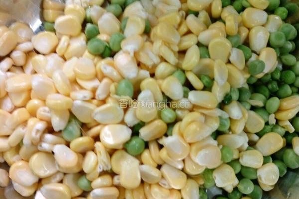腊肠玉米麦豆饭（电压锅版）的做法图解2