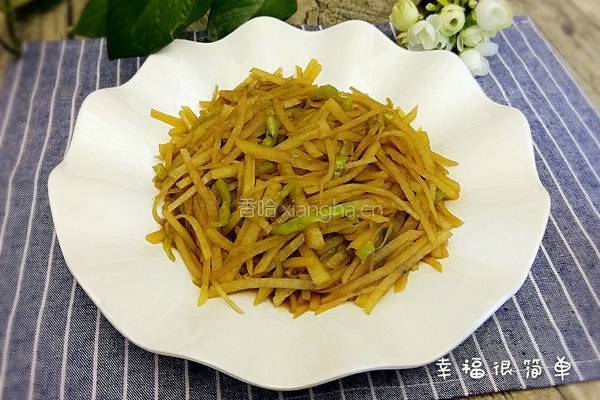 糖醋土豆丝的做法图解7