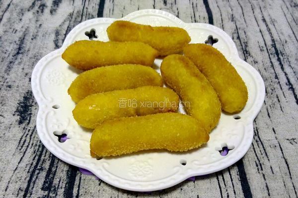 炸脆皮香蕉的做法图解6