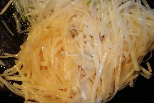 醋溜土豆丝的做法图解7