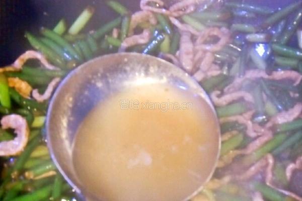 蒜苔炒肉丝的做法图解13