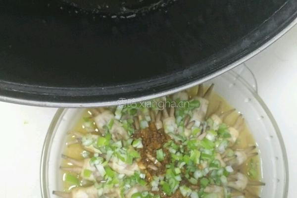 葱油黄金蛏的做法图解6