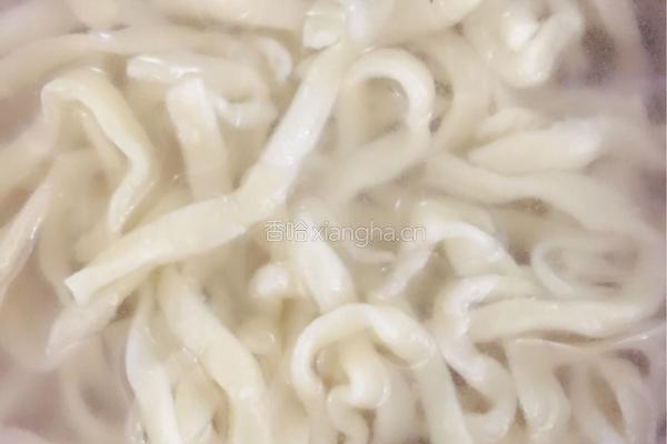 鸡蛋辣椒炒面(自制刀切面^)的做法图解12