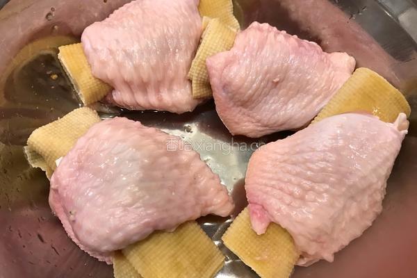 豆卷串鸡翅的做法图解5
