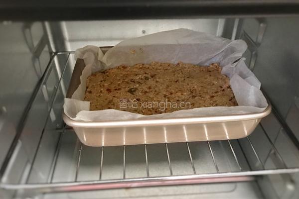 无油无糖燕麦果干能量棒的做法图解5