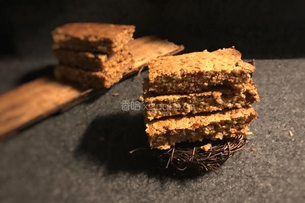 无油无糖燕麦果干能量棒的做法图解6