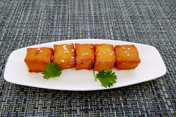 孜然鱼豆腐的做法图解5