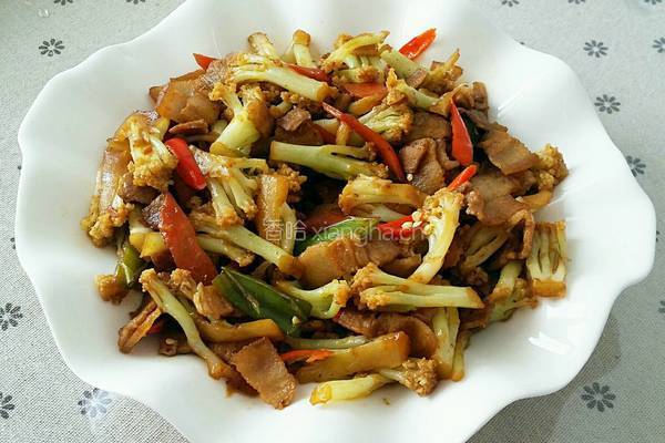 干锅花菜的做法图解12
