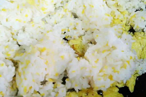 果仁黄金炒饭的做法图解6