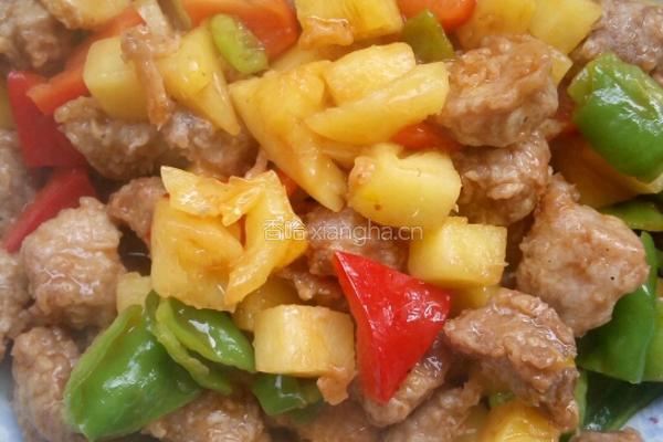菠萝咕噜肉的做法图解8