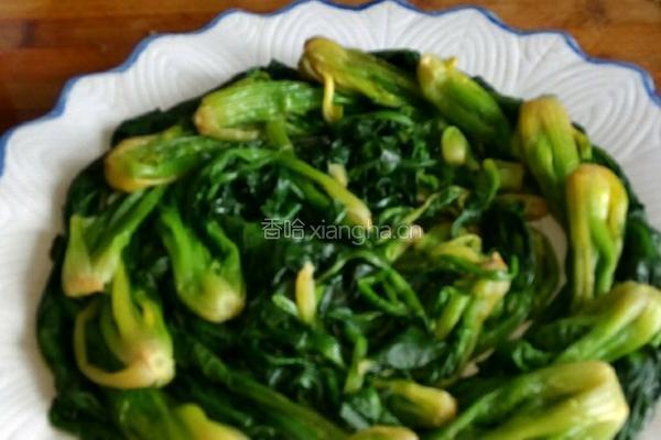 卤肉菠菜的做法图解6