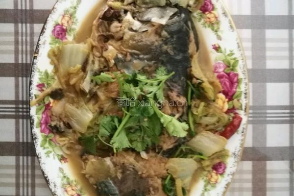 鲤鱼炖白菜的做法图解5