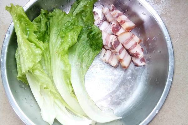 腊肉炒饭的做法图解2
