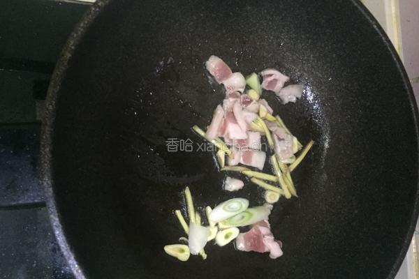 彩椒炒肉的做法图解3
