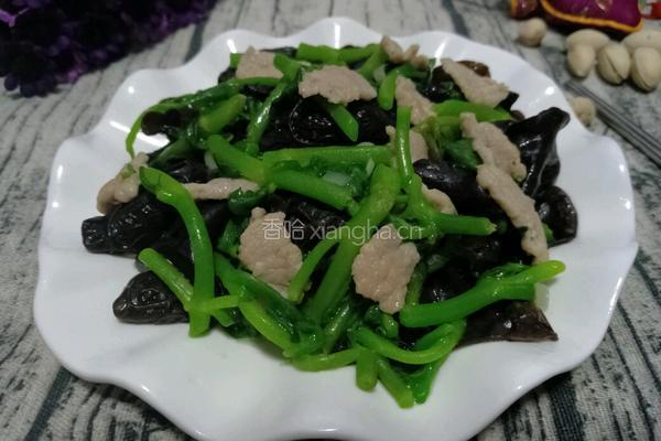 穿心莲炒肉的做法图解11
