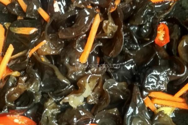 木耳炒油菜的做法图解4