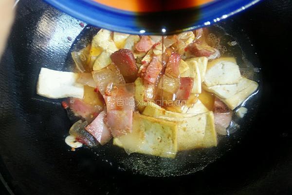 腊肉烧豆腐的做法图解15