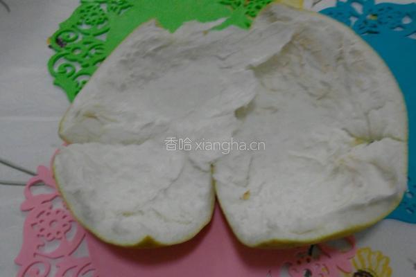 巧扒柚子皮的做法图解7