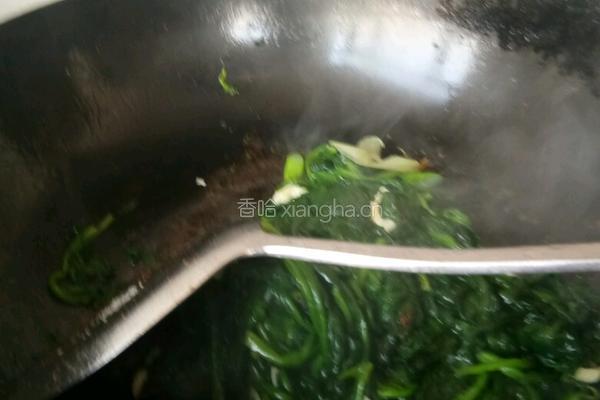 蒜蓉菠菜的做法图解6