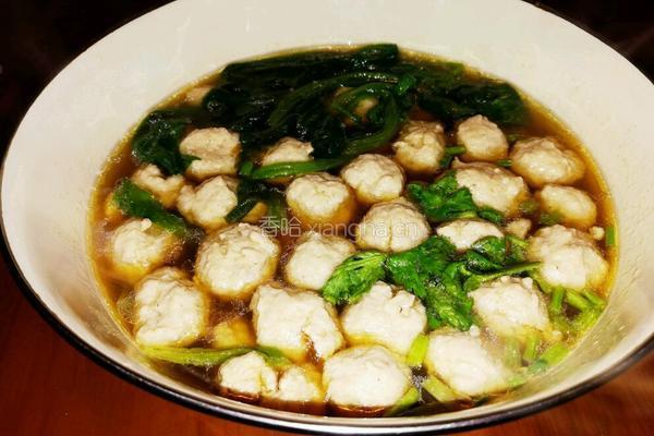 清汤鸡肉丸的做法图解6