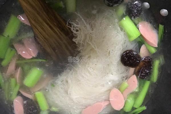 青菜面的做法图解5