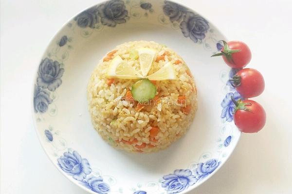 胡萝卜青瓜鸡蛋炒饭的做法图解17