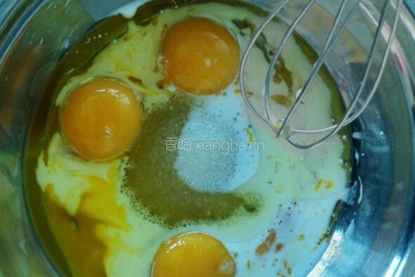 八寸戚风味蛋糕的做法图解4