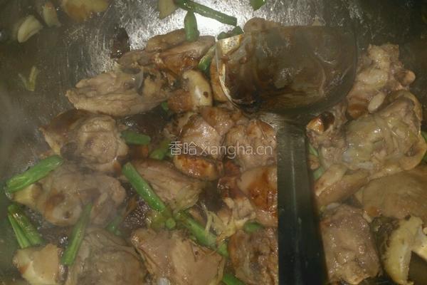 黄焖鸡腿的做法图解4