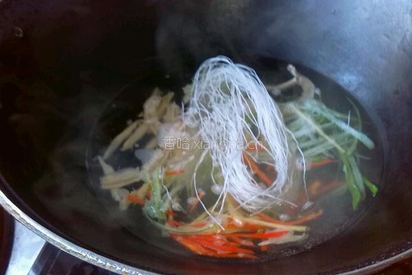 酸辣肚丝汤的做法图解4