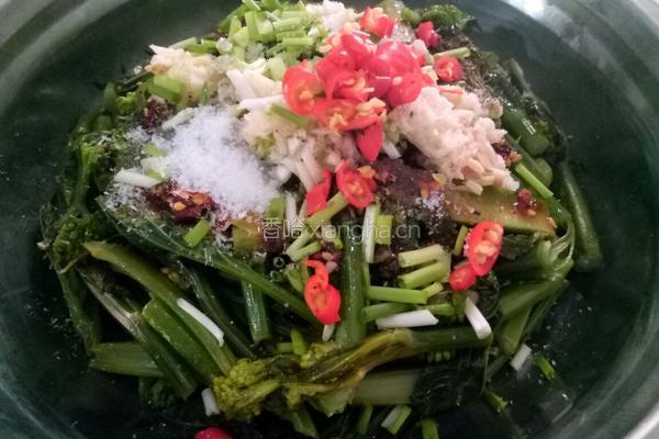 四川冲菜（炒版）的做法图解14