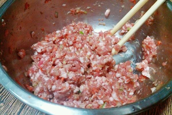 杏鲍菇肉盒的做法图解1