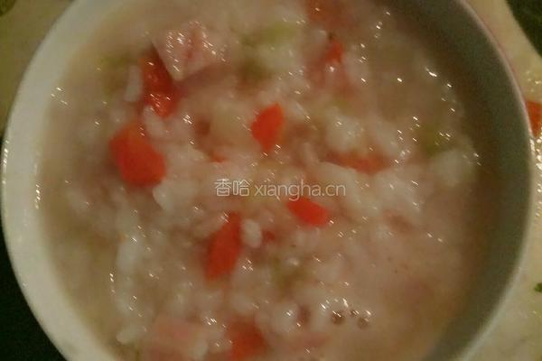 蔬菜粥的做法图解4