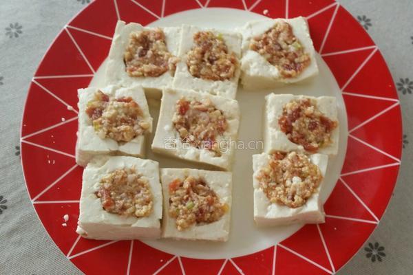 肉酿豆腐的做法图解6