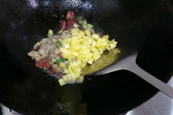 菠萝炒饭的做法图解11