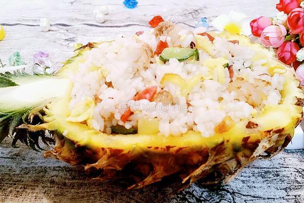 菠萝炒饭的做法图解14