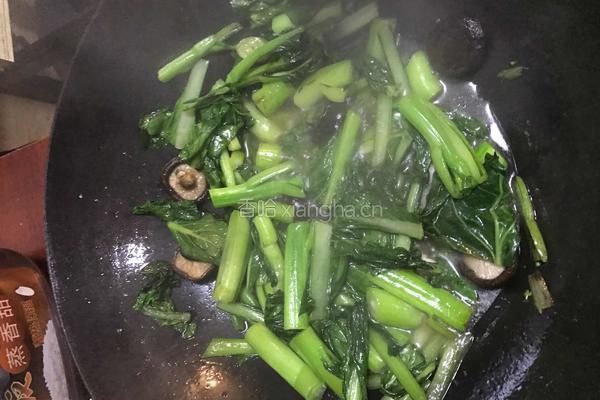 香菇青菜的做法图解6