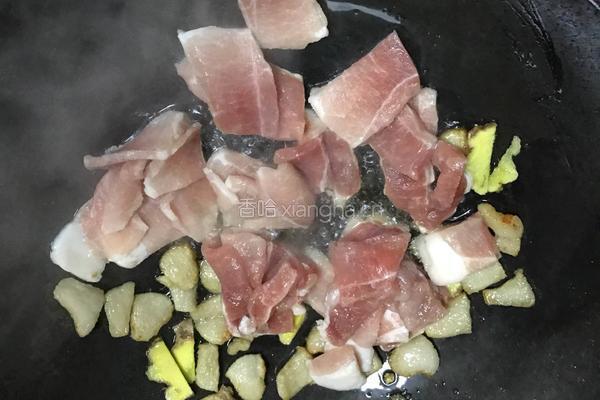 芹菜炒肉片的做法图解4