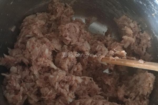 芥菜汁蒸饺的做法图解8
