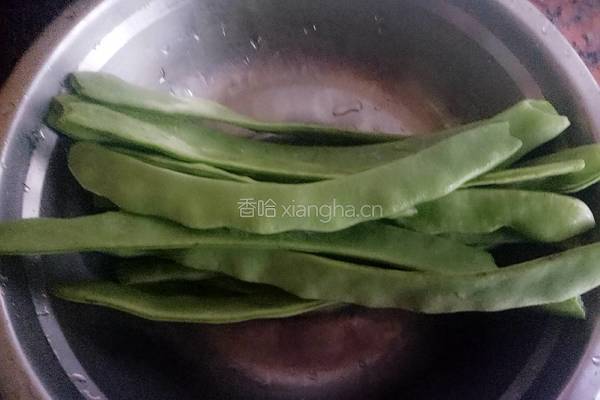 清炒刀豆的做法图解3