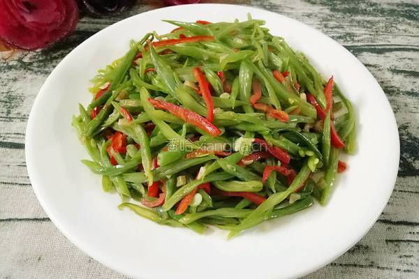 清炒刀豆的做法图解9