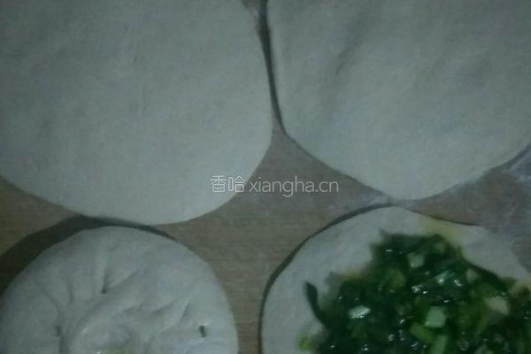 简易早餐发面馅饼的做法图解4